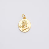 18K Gold PVD Snake charm - Tarnish Resistant