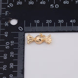 18K Gold PVD Cy wrapper charm - Tarnish Resistant