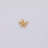 18K Gold PVD Butterfly charm - Tarnish Resistant