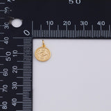 18K Gold PVD Evil eye charm - Tarnish Resistant