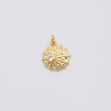 18K Gold PVD Sun charm - Tarnish Resistant