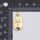 18K Gold PVD North Star charm - Tarnish Resistant