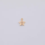 18K Gold PVD Star charm - Tarnish Resistant