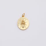 18K Gold PVD Spider charm - Tarnish Resistant