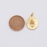18K Gold PVD Spider charm - Tarnish Resistant