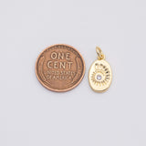 18K Gold PVD Sea shell nautilus charm - Tarnish Resistant