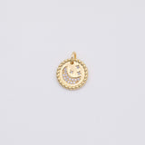 18K Gold pvd Moon charm - Tarnish Resistant