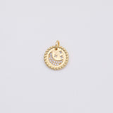 18K Gold PVD Moon charm - Tarnish Resistant