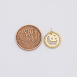 18K Gold PVD Moon charm - Tarnish Resistant
