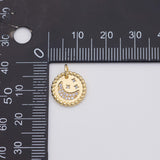 18K Gold PVD Moon charm - Tarnish Resistant