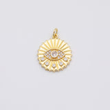 18K Gold PVD Evil charm - Tarnish Resistant