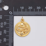 18K Gold PVD Snake charm - Tarnish Resistant