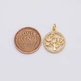 18K Gold PVD Tree of life charm - Tarnish Resistant