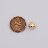 18K Gold PVD Whale charm - Tarnish Resistant