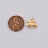 18K Gold PVD Camper Car charm - Tarnish Resistant