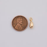 18K Gold PVD Eggplant fruit charm - Tarnish Resistant