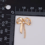 18K Gold PVD Bow ribbon charm - Tarnish Resistant