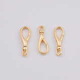 18K Gold PVD Swivel Clasp Lobster Clasp - Tarnish Resistant
