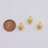 18K Gold PVD Strawberry Fruit charm - Tarnish Resistant