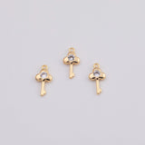 18K Gold pvd Key charm - Tarnish Resistant
