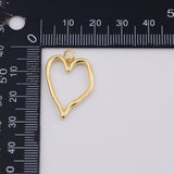 18K Gold PVD Heart charm - Tarnish Resistant