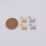 18K Gold PVD Crab charm - Tarnish Resistant