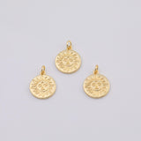 18K Gold PVD Sun charm - Tarnish Resistant