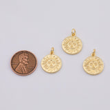 18K Gold PVD Sun charm - Tarnish Resistant
