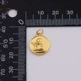 18K Gold PVD Cupid charm - Tarnish Resistant