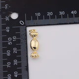 18K Gold PVD Cy Wrapper charm - Tarnish Resistant