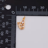 18K Gold PVD Butterfly charm - Tarnish Resistant
