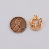 18K Gold PVD Snake charm - Tarnish Resistant