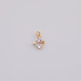 18K Gold PVD Bird fly charm - Tarnish Resistant