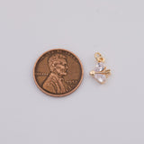 18K Gold PVD Bird fly charm - Tarnish Resistant