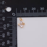 18K Gold PVD Bird fly charm - Tarnish Resistant