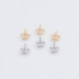 18K Gold PVD Dainty Classic Star charm - Tarnish Resistant