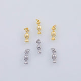 18K Gold PVD 22k cy wrapper charm 5x15mm pendant charms - Tarnish Resistant