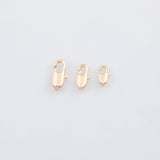 18K Gold pvd Wholesale lobster clasp Gold lobster claw with jump ring , 3 different size quantities, - Tarnish Resistant