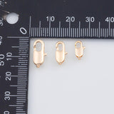 18K Gold PVD Wholesale lobster clasp Gold lobster claw with jump ring , 3 different size quantities, - Tarnish Resistant