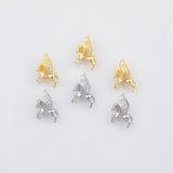 18K Gold PVD Cat Charm9x11mm7x10mm s Gold Charms - Tarnish Resistant