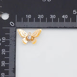 18K Gold PVD Butterfly Charm 12X17mm Charm s Gold Charms - Tarnish Resistant
