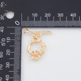 18K Gold PVD Toggle Clasps 13mm s Gold Charms - Tarnish Resistant