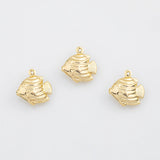 18K Gold PVD Tropical Fish Charm - Tarnish Resistant
