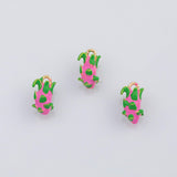 18K Gold PVD Dragonfruit Dragon fruit charm - Tarnish Resistant