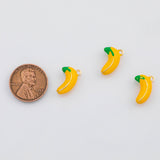 18K Gold PVD Banana fruit charm - Tarnish Resistant