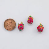 18K Gold PVD Dragon fruit charm - Tarnish Resistant