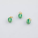 18K Gold PVD Watermelon fruit charm - Tarnish Resistant