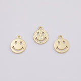 18K Gold PVD Sun charm - Tarnish Resistant
