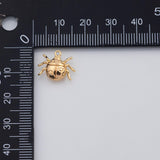 18K Gold PVD Ladybug lady bug charm - Tarnish Resistant