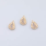 18K Gold PVD Butterfly Charm Freem 10x14mm Charm Pendant Charms - Tarnish Resistant